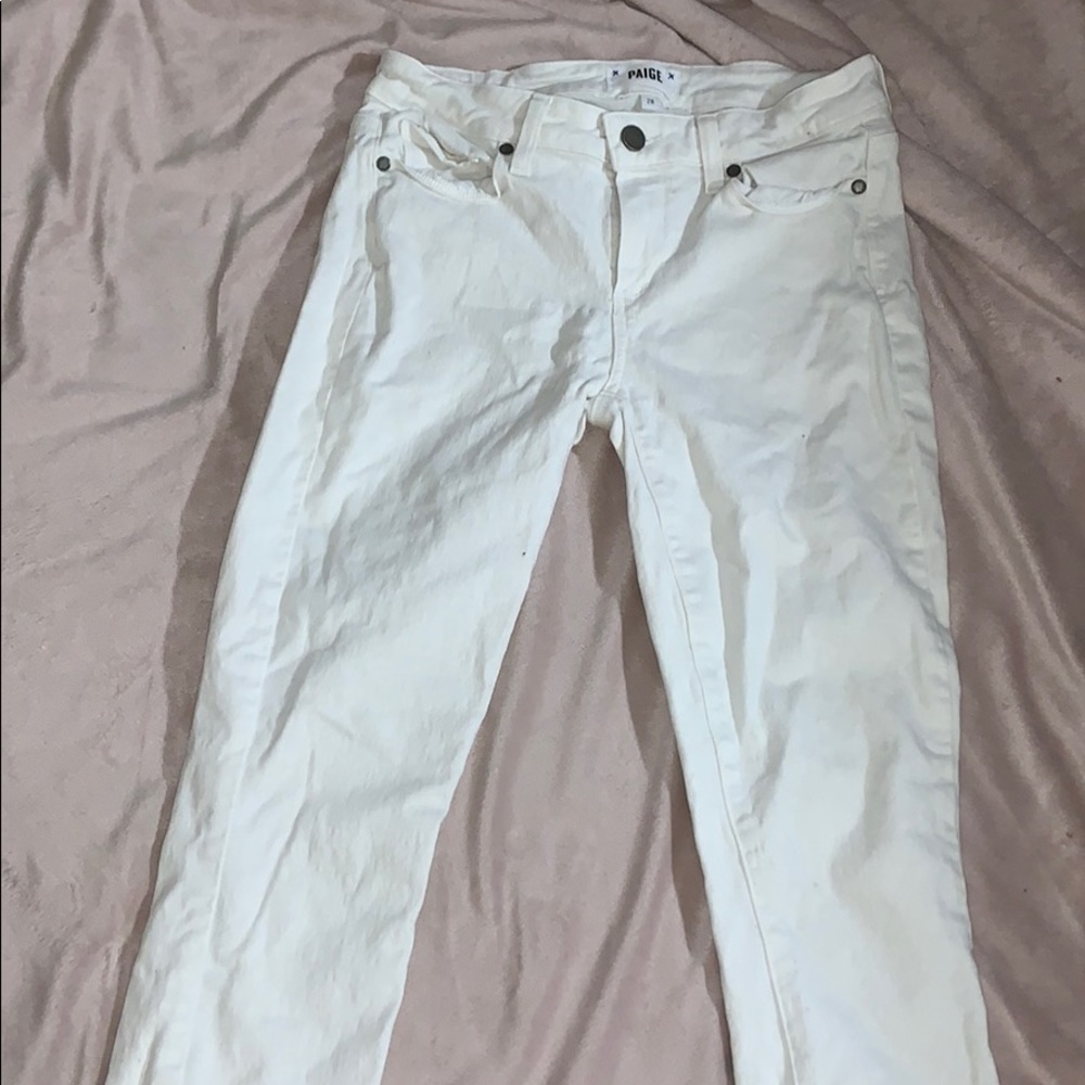 paige white jeans